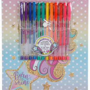 Votum Girls Sketchbook Gel Pens and Stickers Set