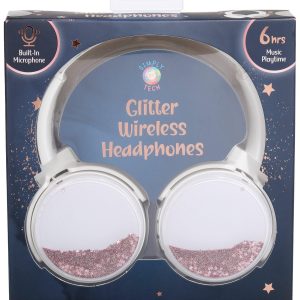 Simply Tech Girls Glitter Wireless Headphones