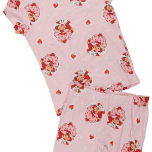 Strawberry Shortcake Little Girls 2 Pc Pajama Shorts Set