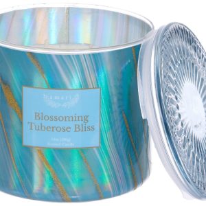 Amari 14 oz 3-Wick Blossoming Tuberose Bliss Soy Candle