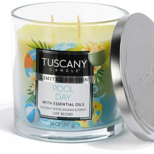 Tuscany 14 Oz Pool Day Jar Candle