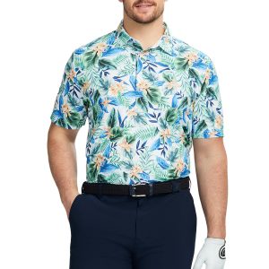 Izod Mens Big & Tall Printed Golf Polo