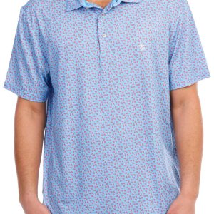 IZOD Golf Mens Crawfish Boil Polo Shirt