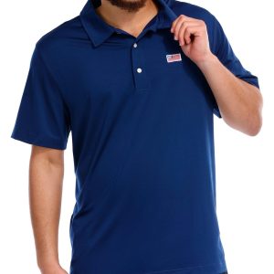 Chubbies Mens Short Sleeve Out of the Blue Polo Shirt