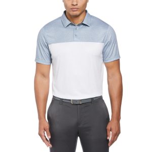 PGA TOUR Men's Airflux Color Block Golf Polo