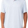 PGA TOUR Mens Refreshments Printed Golf Polo