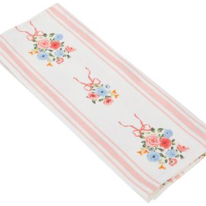 Design Clique 26x12 Floral Cotton Kitchen Towel