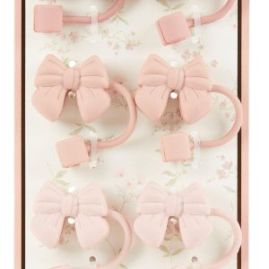 CWC 8 Pk Bow Straw Toppers