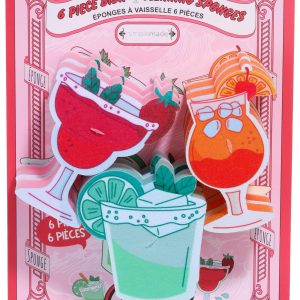 Simple Made 6 Pk Cocktail Dish Sponges