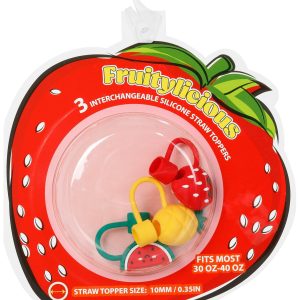 ABG 3 Pk Silicone Fruit Toppers