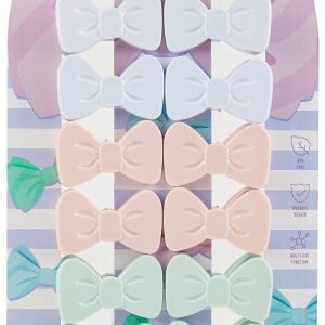 Core Home 12 Pk Bowtie Bag Clip Set