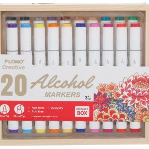 FLOMO Creative 20 Ct Dual Tip Alcohol Markers