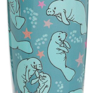 Chubby Mermaids 20 oz. Manatoss Stainless Steel Tumbler